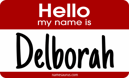 Hello my name is Delborah png download
