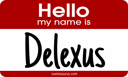 Hello my name is Delexus png download