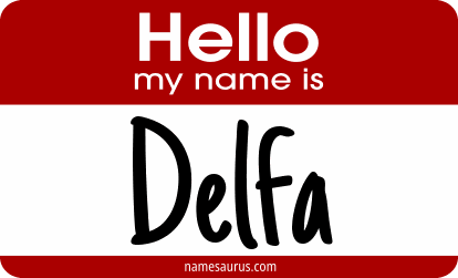 Hello my name is Delfa png download