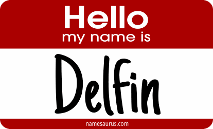 Hello my name is Delfin png download