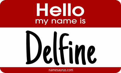 Hello my name is Delfine png download