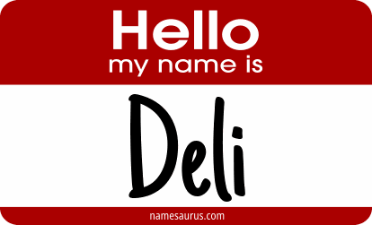 Hello my name is Deli png download