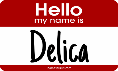 Hello my name is Delica png download