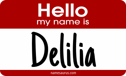 Hello my name is Delilia png download
