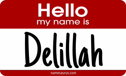 Hello my name is Delillah png download