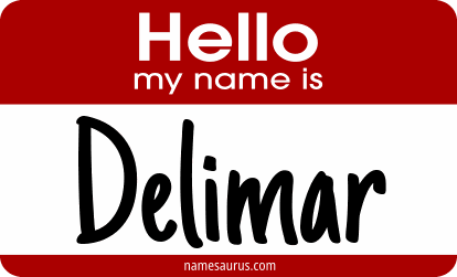 Hello my name is Delimar png download
