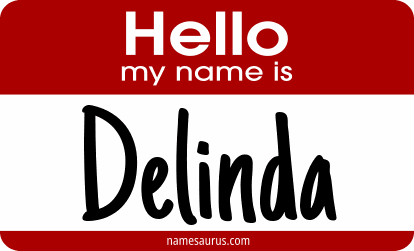 Hello my name is Delinda png download