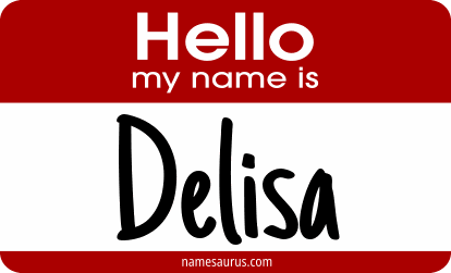 Hello my name is Delisa png download