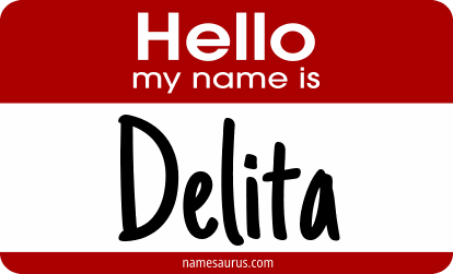 Hello my name is Delita png download