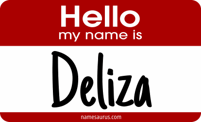 Hello my name is Deliza png download