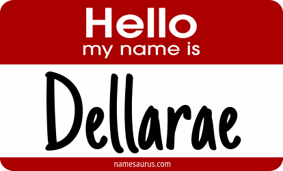 Hello my name is Dellarae png download