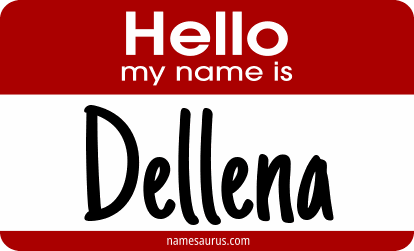 Hello my name is Dellena png download