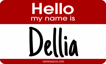 Hello my name is Dellia png download