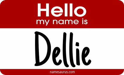 Hello my name is Dellie png download