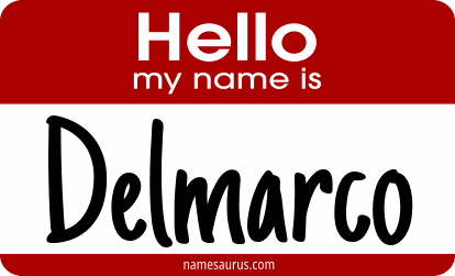 Hello my name is Delmarco png download