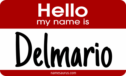 Hello my name is Delmario png download
