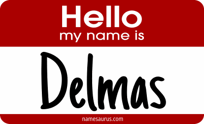 Hello my name is Delmas png download