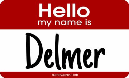 Hello my name is Delmer png download