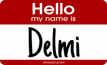 Hello my name is Delmi png download