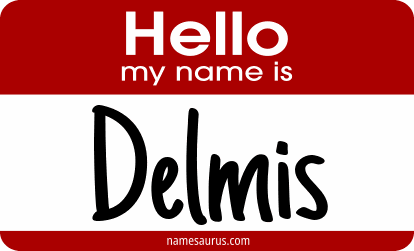 Hello my name is Delmis png download