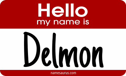 Hello my name is Delmon png download