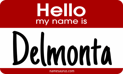 Hello my name is Delmonta png download