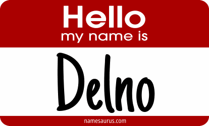 Hello my name is Delno png download