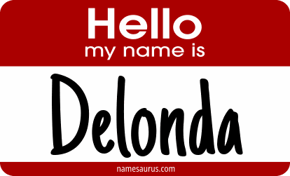 Hello my name is Delonda png download