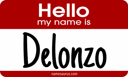 Hello my name is Delonzo png download