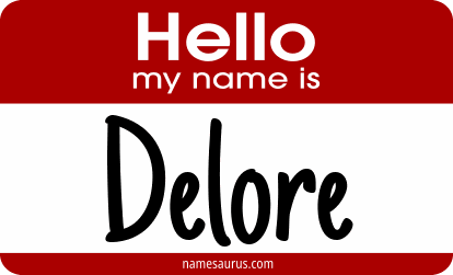 Hello my name is Delore png download