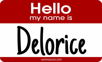 Hello my name is Delorice png download