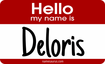 Hello my name is Deloris png download