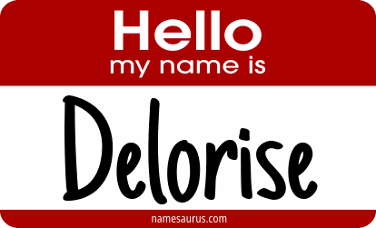 Hello my name is Delorise png download