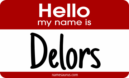 Hello my name is Delors png download
