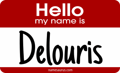 Hello my name is Delouris png download