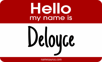 Hello my name is Deloyce png download