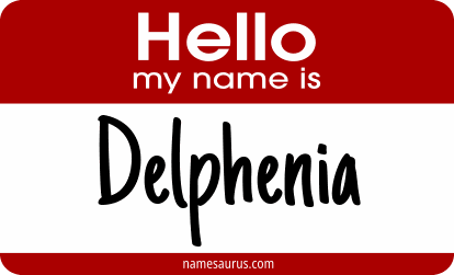 Hello my name is Delphenia png download