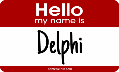 Hello my name is Delphi png download