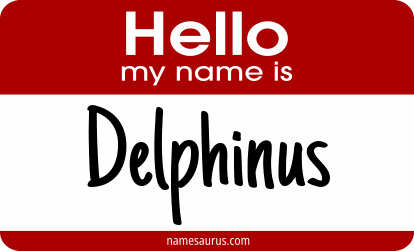 Hello my name is Delphinus png download