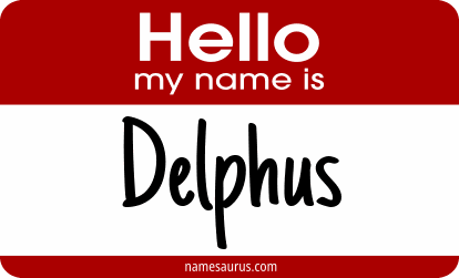 Hello my name is Delphus png download
