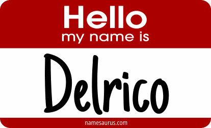 Hello my name is Delrico png download