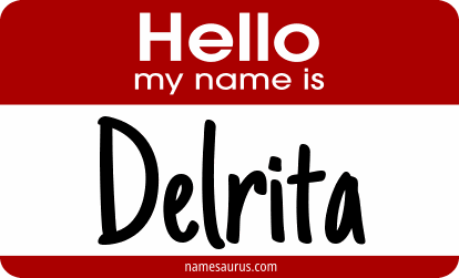 Hello my name is Delrita png download