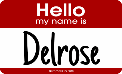 Hello my name is Delrose png download