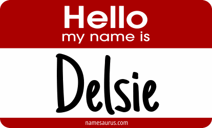 Hello my name is Delsie png download