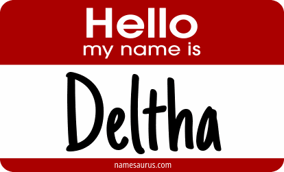 Hello my name is Deltha png download