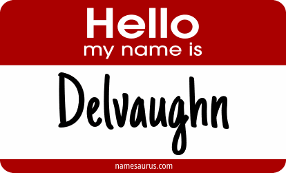 Hello my name is Delvaughn png download