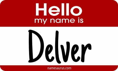Hello my name is Delver png download