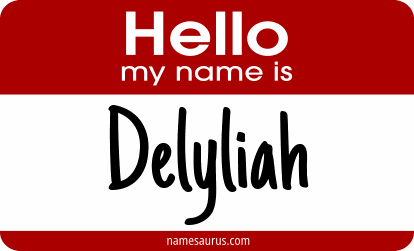 Hello my name is Delyliah png download