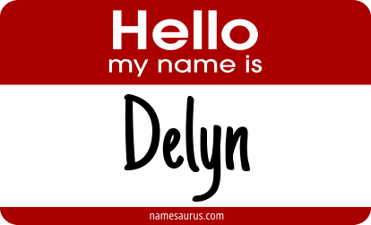 Hello my name is Delyn png download