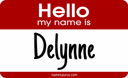 Hello my name is Delynne png download